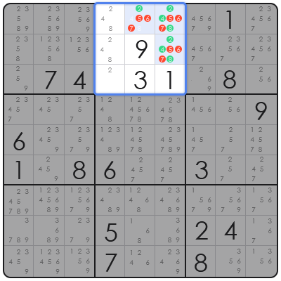 sudoku grid patterns analysis